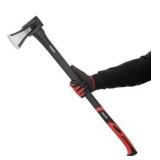 36-Inch Wood Splitting Maul | Heavy Duty Axe for Firewood Logs | Shock Absorbing Fiberglass Handle & Sheath