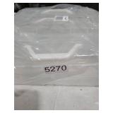 Threehoney Acrylic Paint Storage Box for 2 Fl. oz Acrylic Paints, Portable Craft Art Organizer with Handle, 30 Bottles Capacity Plastic Art Supply Clear Boxes(3 Pcs)