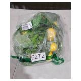 Mizii Artificial Lemon Garland 6FT Fake Fruit Lemons Garland Hanging Vines with Green Leaves Greenery Decorations for Kitchen Table Centerpieces Room Wall Party Wedding Birthday Decor (Lemon)