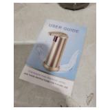 Automatic Soap Dispenser, Stainless Steel Touchless Pump with 3 Adjustable Levels, Equipped Infrared Motion Sensor and Waterproof Base, Smart Liquid Soap Dispenser for Bathroom Kitchen School Hotel