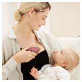 Momcozy Warming Lactation Massager 2-in-1, Soft Breast Massager for Breastfeeding, Heat + Vibration Adjustable for Clogged Ducts, Improve Milk Flow, Engorgement