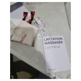 Momcozy Warming Lactation Massager 2-in-1, Soft Breast Massager for Breastfeeding, Heat + Vibration Adjustable for Clogged Ducts, Improve Milk Flow, Engorgement