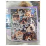Super Soft Fleece Throw Blanket - Puppies and Kittens Birdhouse Garden Design 50x60