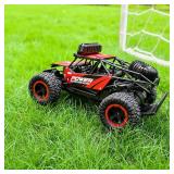 BEZGAR TB141 RC Cars-1:14 Scale Remote Control Car, 2WD High Speed 20 Km/h All Terrains Electric Toy Off Road RC Car Vehicle Truck Crawler with Two Rechargeable Batteries for Boys Kids and Adults