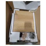 TEAMIX Wood Monitor Stand Riser - 2 Pack Adjustable Dual Monitor Riser for Laptop/PC