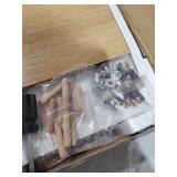 TEAMIX Wood Monitor Stand Riser - 2 Pack Adjustable Dual Monitor Riser for Laptop/PC