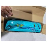 Dinosaur Inflatable Kiddie Pool, Blow Up 3-Ring Round Baby Play Center for Inside or Outdoor, Toddler Ball Pit/Fishing/Toys - 57