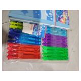 Under The Sea Party Favor, 32 Pack Mini Bubble Wand for Kids Toddler with Gift Box, Mermaid Birthday Party Supplies, Ocean Goody Bag Filler, Summer Pool Beach Party Decoration Toy, Classroom Prizes