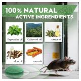 24Pcs Rodent Mouse Repellent, Peppermint Oil to Repel Mice and Rats, Ideal for Indoor Use, Natural Ingredients Rat Repellent Balls Deterrent Indoor Pest Insect Control, Family & Pet Safe