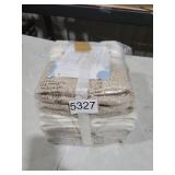 danpinera 11 Inch Storage Baskets, Woven Baskets for Organizing, 3 Pack Storage Cubes for Shelves, Closet, Nursery with Removable Leather Handles, White & Mixed Brown