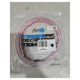 Art3d 10 Ft Peel and Stick Flexible Vinyl Molding Trim for Wall Tile Edges, Kitchen backsplash, Mirrior Frame in White