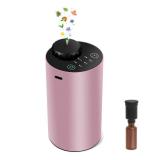 Waterless Essential Oil Diffuser Aromatherapy Scent Diffusers for Home Large Room, Bedroom, Car, Office, Desk, Battery Operated Mini Portable Air Freshener, 3 Countdown Timers & 3 Mist Levels, Pink
