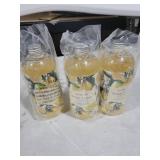 ROMIIE ZOI Lemon Scent Liquid Hand Soap Refills - Natural, Gentle & Moisturizing Formula - Family Size 3 Pack, Ideal for Liquid Soap Dispensers in Kitchen & Bathroom