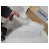 GEAIN Gutter Downspout Elbow S-Shape Style B (Offset=3) Zig Zag Elbows 3 x 4" White Aluminum