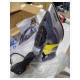 IRONDAY 1700W Steam Iron for Clothes, Burst of Steam, Auto shutoff, Self-Cleaning, Ceramic Soleplate, 10.14oz Water Tank Ironing Clothes for All Home, Grey