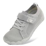 LeIsfIt Kids Sneakers Girls Boys Wide Shoes Kids Walking Tennis Shoes for Toddler Little Big Kid Sneakers LightGrey 2 Big Kid