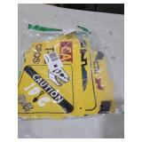 13 pcs Dinosaur Birthday Party Supplies, Party Decorations for Boys Kid Birthday Baby Shower, 11.8 inch Theme Wall Decor Signs With Yellow Caution Tape