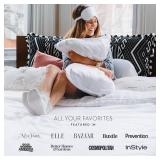 TAFTS 22mm 100% Pure Mulberry 6A Silk Pillowcase for Hair & Skin with Envelope Closure, No Zipper, Cooling, Natural, Organic, Double Sided Pillow Case (Charcoal Grey, Queen 20\" x30\" 1pc)