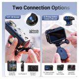 JJC Magnetic Mount Stand for Insta360 X5 X4 X3, DJI Osmo Pocket 3 Action 5 Pro/4/3 Osmo 360, Gopro Hero 13 12, Insta 360 ACE, Strong Magnet Base Holder with 1/4 Screw, Action Camera Vlog Accessories