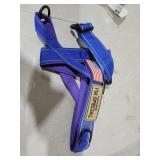 Annchwool No Pull Dog Harness with Soft Padded Handle,Reflective Strip Escape Proof and Quick Fit to Adjust Dog Harness,Easy for Training Walking for Small & Medium and Large Dogs(Blue,L)