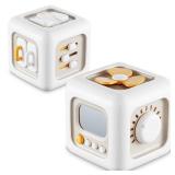 SOCBTNSO Busy Cube Toy for 1 Year Old Boy, Montessori Toys for 1+ Year Old, Travel Sensory Toys for Toddlers 1-3, Learning Fine Motor Skills| 1st Birthday Gifts Boy 9 12 Months Stocking Stuffers