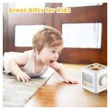 SOCBTNSO Busy Cube Toy for 1 Year Old Boy, Montessori Toys for 1+ Year Old, Travel Sensory Toys for Toddlers 1-3, Learning Fine Motor Skills| 1st Birthday Gifts Boy 9 12 Months Stocking Stuffers