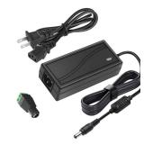VTHNMPG 12V 5A Power Supply 5 Amp AC/DC Adapter Converter Transformer 100-240v, 50/60HZ, 5.5x2.5mm DC Output Jack, for LED Light Strips, Security Camera System, CCTV, Routers