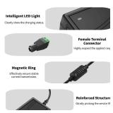 VTHNMPG 12V 5A Power Supply 5 Amp AC/DC Adapter Converter Transformer 100-240v, 50/60HZ, 5.5x2.5mm DC Output Jack, for LED Light Strips, Security Camera System, CCTV, Routers