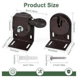 Universal Replacement Installation Accessories for Indoor/Outdoor Sunshade and Roller Blinds