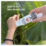 Quitch Mosquito Bug Repellent Roll On, Bug Spray for Kids Insect Repellent Travel Size, DEET-Free Vacation Essentials Travel Bug Spray, Natural Bug Repellent Wipes Alternative for People, Citronella