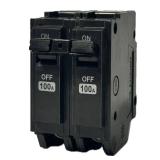 THQL21100 Circuit Breaker,Repalce for General Electric THQL 2P 100 Amp Breaker,120/240VAC 2 Poles 100 Amp 10kAIC,Plug-in Mounting Type,Includes Current limiting System,Protect Electrical Safety