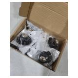 PlusRoc 8 Pack Self Adhesive Caster Wheels 1 Inch for Appliance Sliders Rollers, Load Capacity 28LBS Per Wheel, Low Profile Swivel Wheels for Furniture Storage Bins, Black