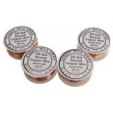 Bare Copper Wire,Dead Soft for Hobby,Craft, Jewelry Making 18,20,22, and 24Ga (Assorted 4 Sizes 25 Ft Each)