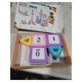 Toddler Girl Toys, Magnetic Tiles Birthday Gifts Ideas for Girls Age 3-5, Magnetic Building Blocks, Magnet STEM Montessori Toddler Kids Christmas Toys Gifts for 3 4 5 6 7 Year Old Girls