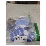 Baby Knee High Socks with Non-Slip Grip Toddler Girls Athletic Stripe Team Tube Socks for Soccer, Basketball, Baseball 5 Pairs Pack,12-36 Months