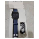 Csasan Smart Watch, 1.91\" HD Screen Smartwatch for Men Women(Answer/Make Call), Fitness Watch with Heart Rate Monitor, IP68 Waterproof Activity Trackers, Navy Blue