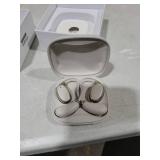 Qnmittry Language Translator Earbuds Offer Two Way Real-time Translation in 138 Languages, with Bluetooth and an APP Provide Online Instant Voice Translation for Travel Business and Learning White