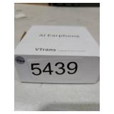 Qnmittry Language Translator Earbuds Offer Two Way Real-time Translation in 138 Languages, with Bluetooth and an APP Provide Online Instant Voice Translation for Travel Business and Learning White