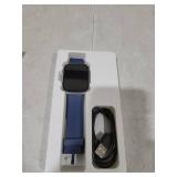 Smart Watch for Men Women(Answer/Make Calls), 1.95\" HD Touch Screen Fitness Watch with Sleep Heart Rate Monitor, 110+ Sports Modes, IP68 Waterproof Activity Trackers Compatible with Android iOS, Blue