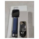 Smart Watch for Men Women(Answer/Make Calls), 1.95\" HD Touch Screen Fitness Watch with Sleep Heart Rate Monitor, 110+ Sports Modes, IP68 Waterproof Activity Trackers Compatible with Android iOS, Blue