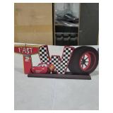 Race Car Fast Two Letter Sign Table Centerpieces for Boys 2nd Birthday Decorations