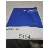 BEDELITE Satin Pillowcase with Zipper, Haze Blue King Size Pillow Cases Set of 2, Super Soft and Cooling Similar to Silk Pillow Cases, Gift for Women Men(20x40 Inches)