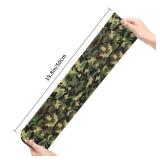 ZCERA Kids Compression Socks Knee High Tube Army Green Camouflage Novelty Crazy Long Crew Socks for Child Girls Boys 19.8in