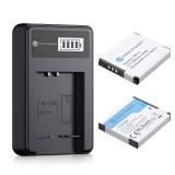 FirstPower NB-11L NB-11LH Battery and USB Charger for Canon PowerShot Elph 360 Elph 350 Elph 340 Elph 190 Elph 180 Elph 160 Elph 150 Elph 140 Elph 135 Elph 130 Elph 110, SX420 is, A4000 is