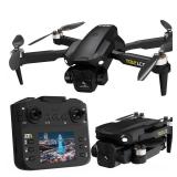 Toladrone TD12LCD Drone with Camera, Foldable RC Drone with LCD Screen Remote Control Brushless Motor Dron Optical Flow Positioning Drones for Adults Quadcopter for Beginners