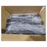 HOOBRO 29.5\" Narrow Console Table, 3-Tier Entryway Table, Thin Sofa Table with Shelves, Side Table, Display Table, for Hallway, Entrance, Living Room, Bedroom, Rustic Brown and Black BF73XG01