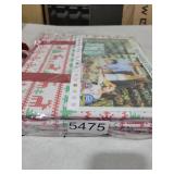 BALEINE 3Pk Reusable Grocery Bags, Foldable Shopping Bags for Groceries with Reinforced Bottom & Handles (Reindeers)