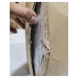 APSMILE King Size Feathers Down Comforter - Ultra Soft All Seasons 100% Organic Cotton Duvet Insert Medium Warm Quilted Bed Comforter with Corner Tabs (106x90,Ivory White)