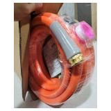 SPECILITE Garden Water Hose 25 ft x 5/8 in Heavy Duty, Flexible and Lightweight, Burst 600 psi, Kink-less Hybrid Rubber Pipe for Backyard, 3/4