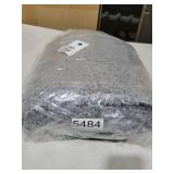 Smiry Luxury Chenille Bathroom Rugs 47x24, Extra Soft and Absorbent Shaggy Bath Mat, Machine Washable, Non-Slip Plush Carpet Runner for Tub, Shower, and Floor, Home Decor Accessories, Grey